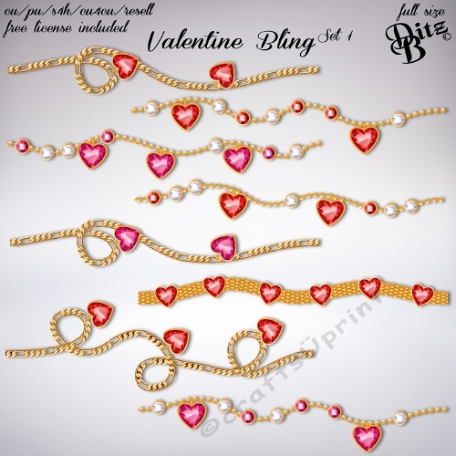 Valentine Bling Set 1