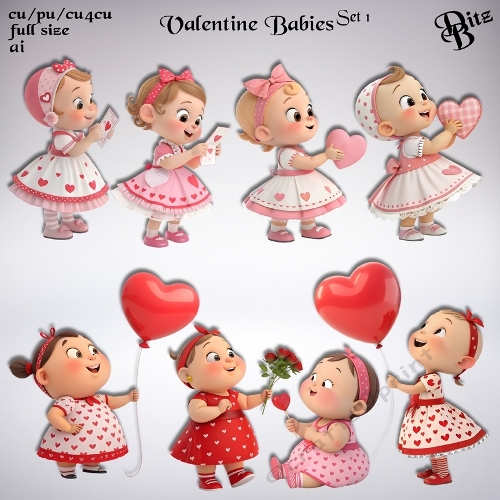 Valentine Babies Set 1