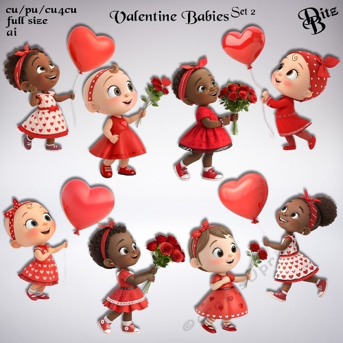 Valentine Babies Set 2