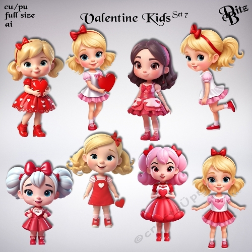 Valentine Kids Set 7