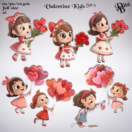 Valentine Kids Set 9