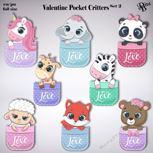 Valentine Pocket Critters Set 2