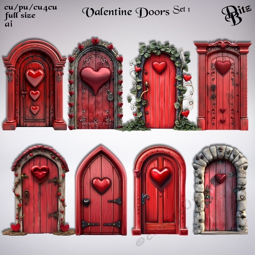 Valentine Doors Set 1