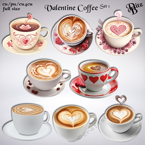 Valentine Coffee Set 1