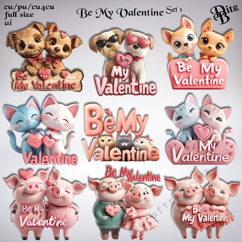 Be My Valentine Set 1
