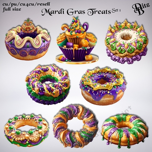Mardi Gras Treats Set 1