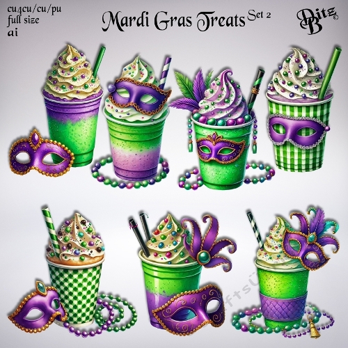 Mardi Gras Treats Set 2