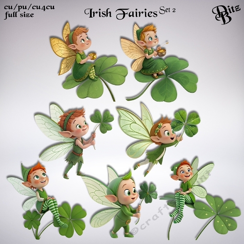 Irish Fairies Set 2