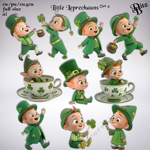 Little Leprechauns Set 4