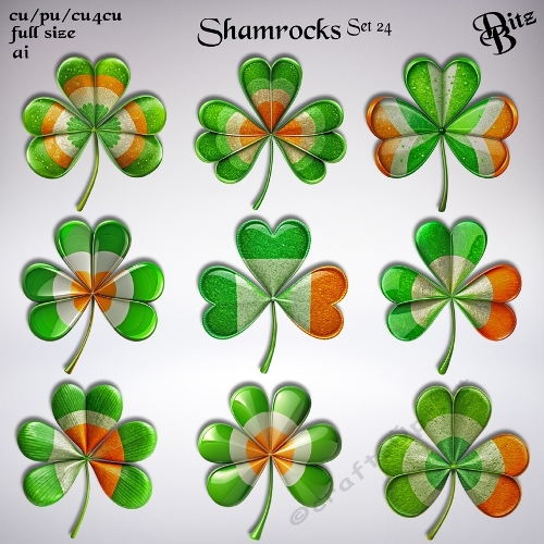Shamrocks Set 24