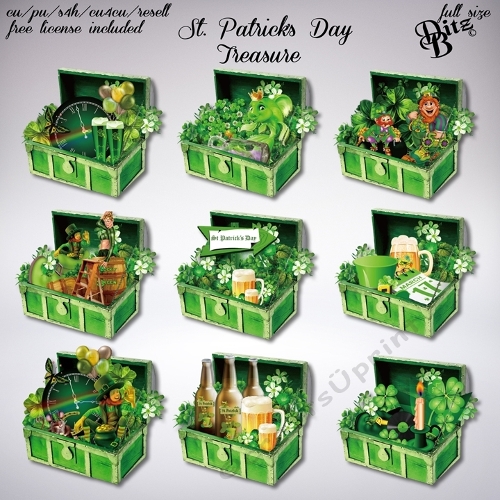 St. Patricks Day Treasure Set 1