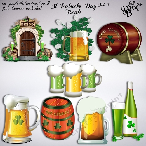 St. Patricks Dy Treats Set 3