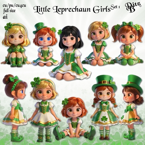 Little Leprechaun Girls Set 1