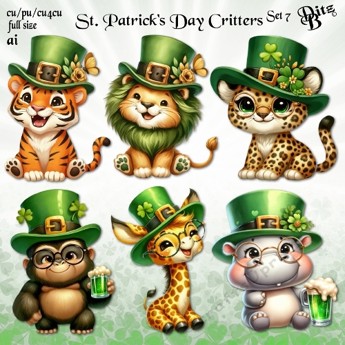 St. Patricks Day Critters Set 7