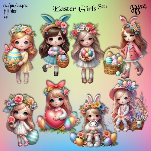Easter Girls Set 1