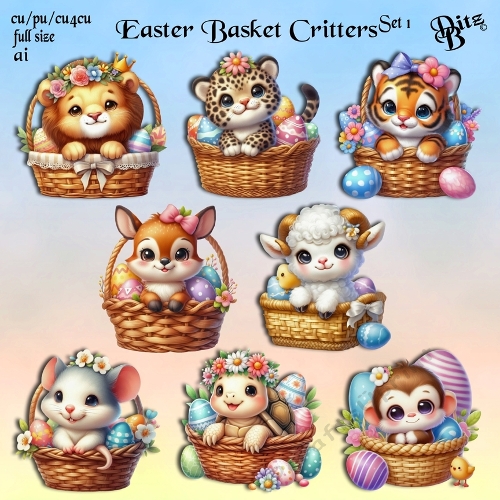 Easter Basket Critters Set 1