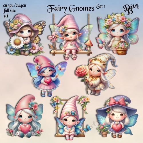 Fairy Gnomes Set 1