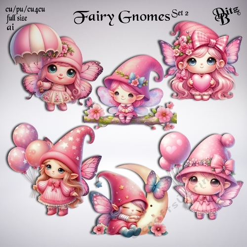 Fairy Gnomes Set 2