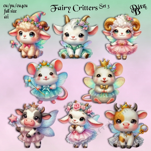 Fairy Critters Set 3