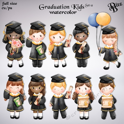 Graduation Kids Set 12