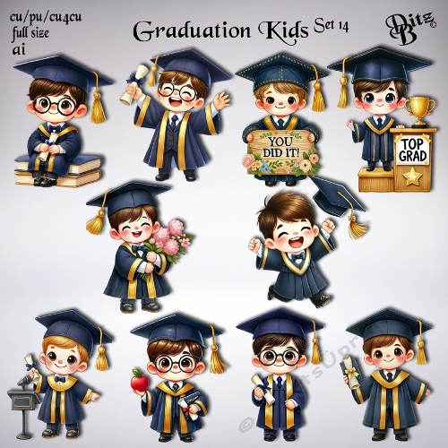 Graduation Kids Set 14