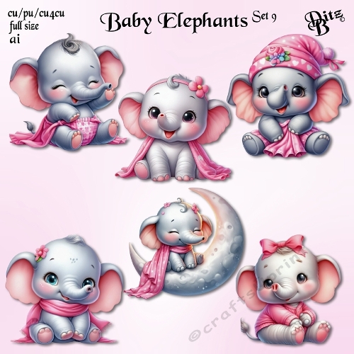 Baby Elephants Set 9