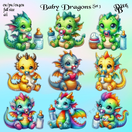 Baby Dragons Set 3
