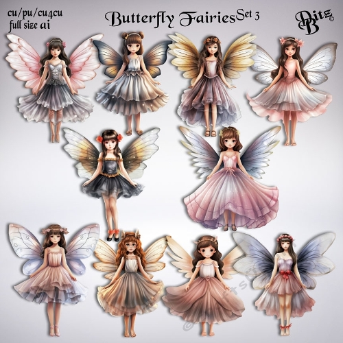 Butterfly Fairies Set 3
