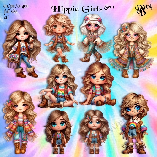 Hippie Girls Set 1