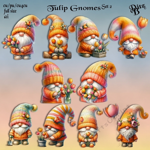 Tulip Gnomes Set 2