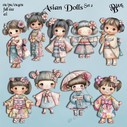 Asian Dolls Set 2