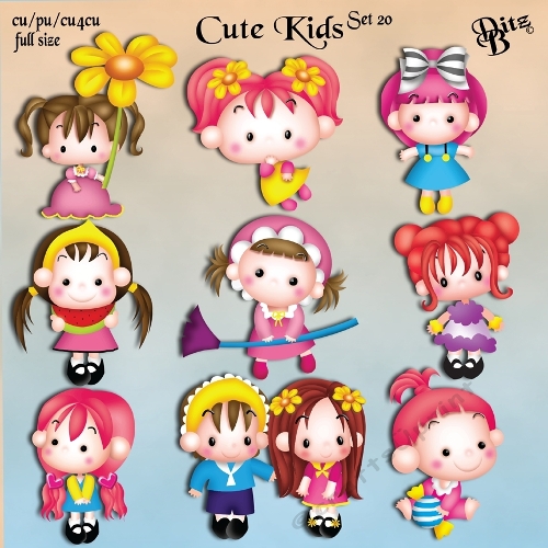 Cute Kids Set 20