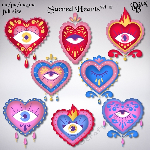 Sacred Hearts Set 12