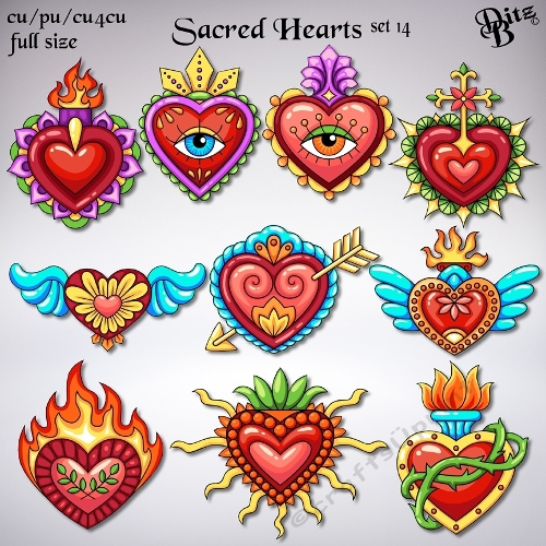 Sacred Hearts Set 14
