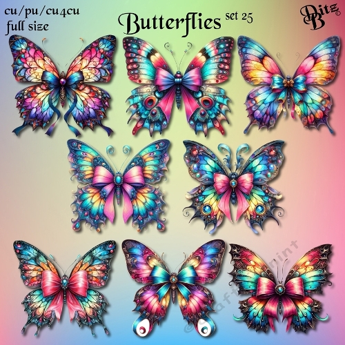 Butterflies Set 25