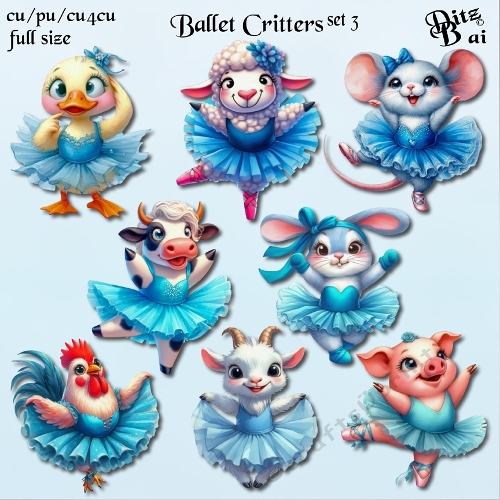 Ballet Critters Set 3
