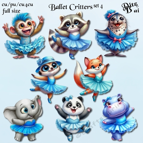 Ballet Critters Set 4