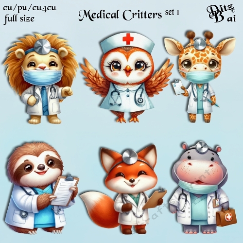 Medical Critters Set 1