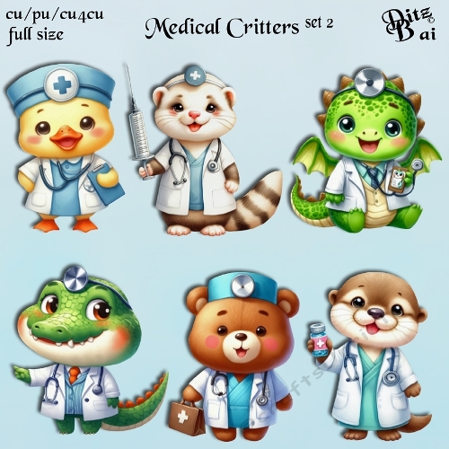 Medical Critters Set 2