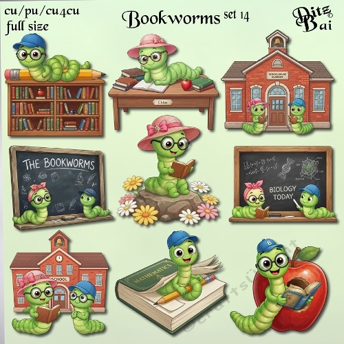 Bookworms Set 14