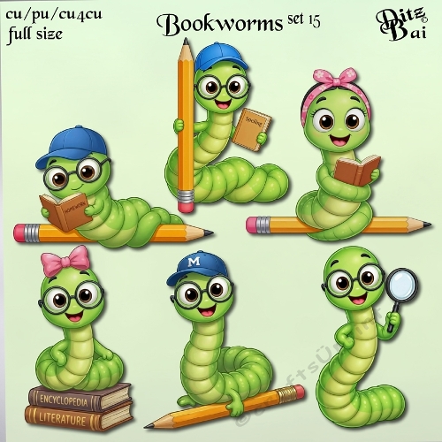 Bookworms Set 15