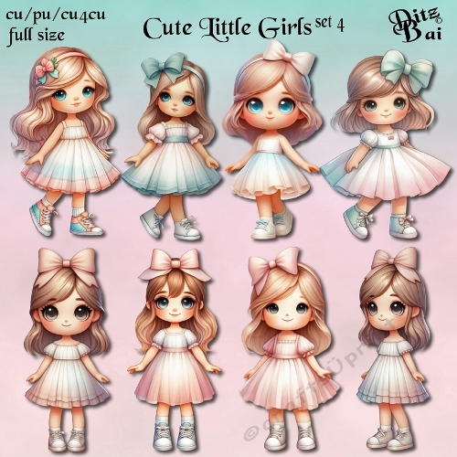 Cute Little Girls Set 4