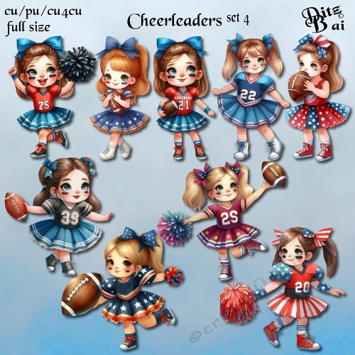 Cheerleaders Set 4