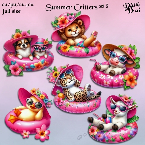 Summer Critters Set 8