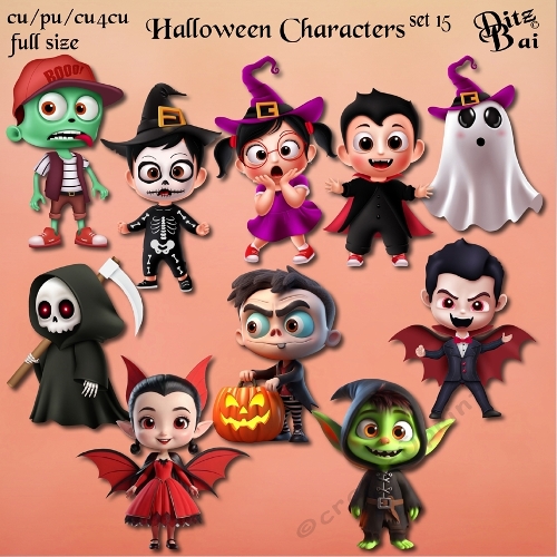 Halloween Characters Set 15