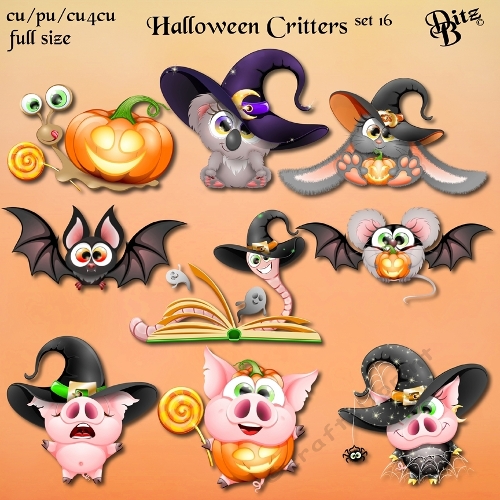 Halloween Critters Set 16