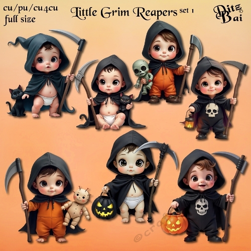 Little Grim Reapers Set 1