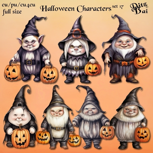Halloween Characters Set 17