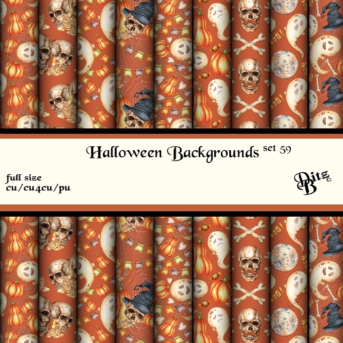 Halloween Backgrounds Set 59