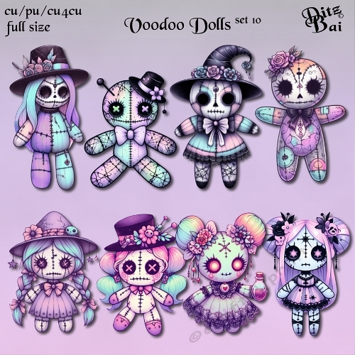 Vodoo Dolls Set 10